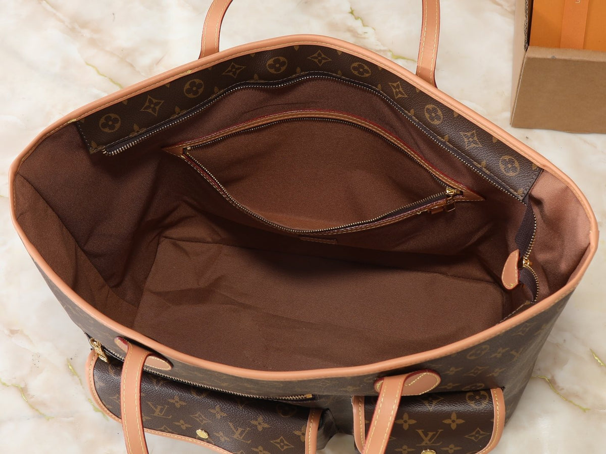 Louis Vuitton Nevereverfull Cargo Monogram Tote — detail