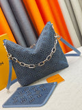 Louis Vuitton Monogram Shoulder Bag with Matching Pouch — hero