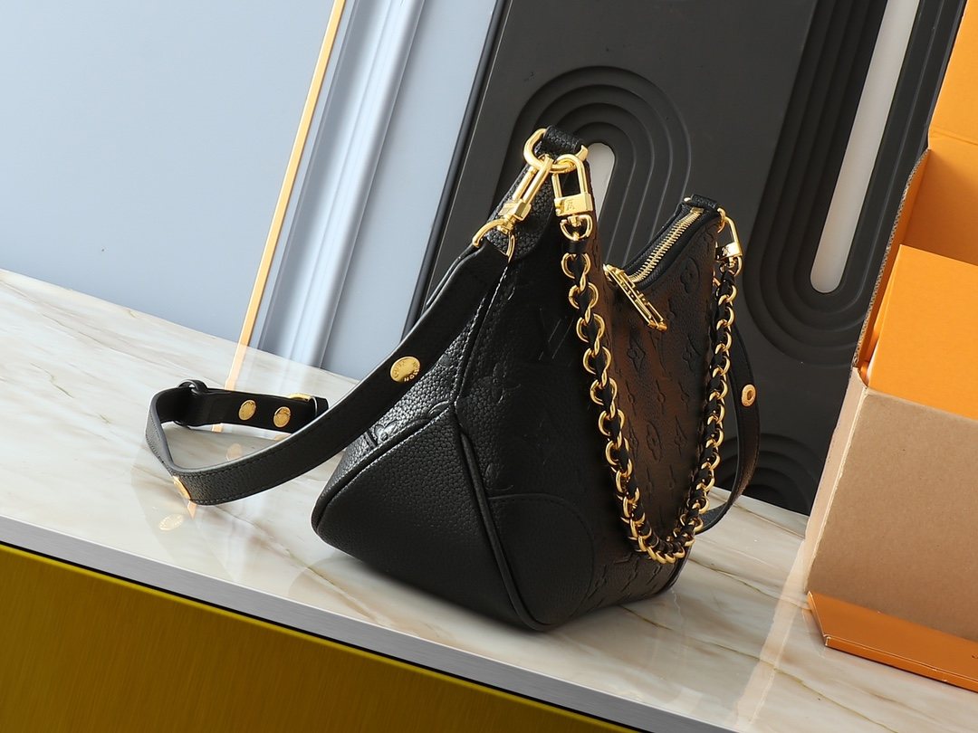 Louis Vuitton Boulogne Embossed Monogram Shoulder Bag — side