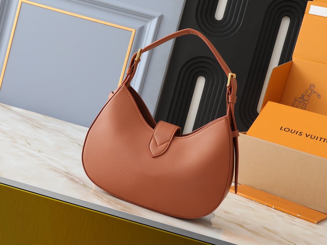 Louis Vuitton Low Key Shoulder Bag in Cognac Brown — back