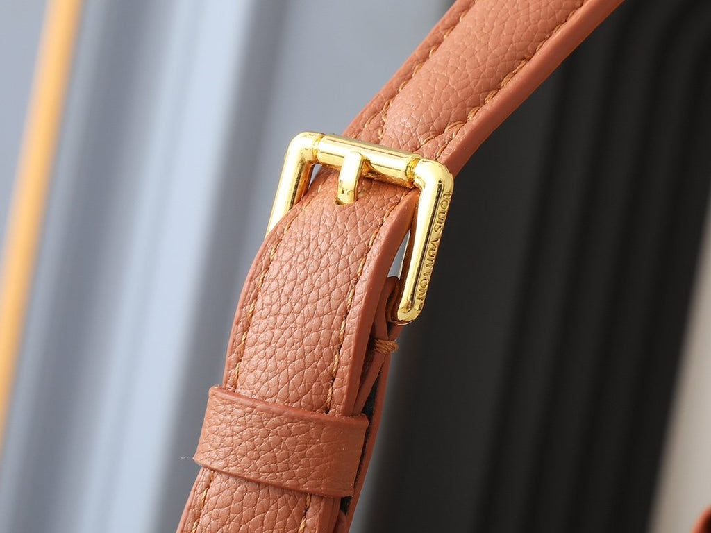 Louis Vuitton Low Key Shoulder Bag in Cognac Brown — detail