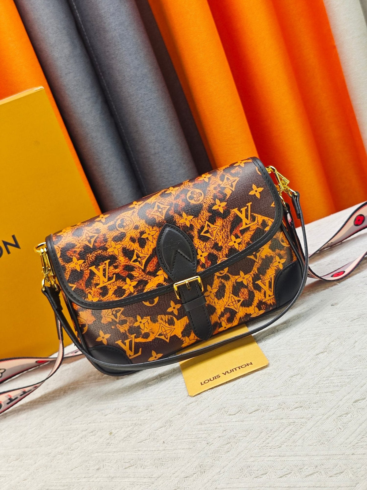 Louis Vuitton Diane Leopard Monogram Shoulder Bag — hero
