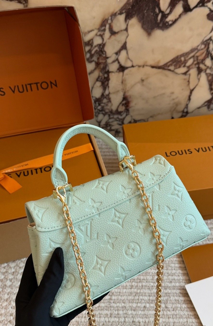 Louis Vuitton Nano Madeleine Monogram Empreinte Top-Handle Bag — back