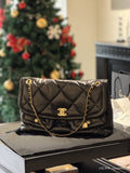 Chanel Two-Pocket Quilted Shoulder Bag — hero