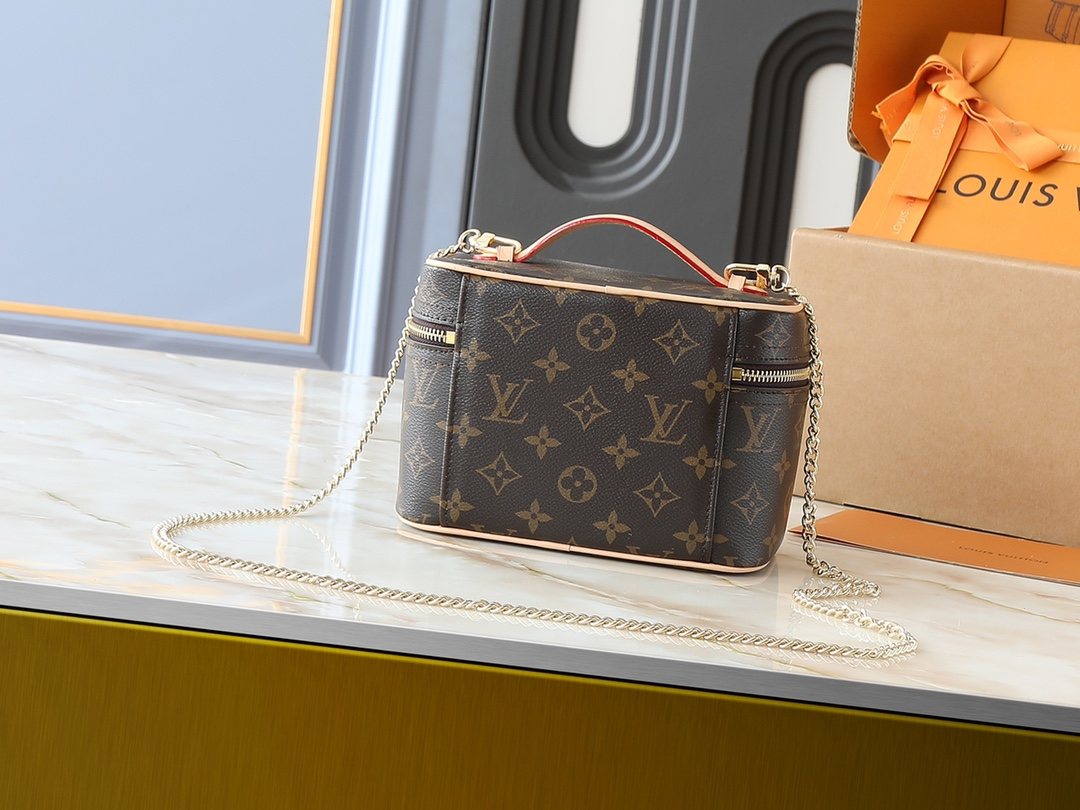 Louis Vuitton Nice Monogram Vanity Bag — back