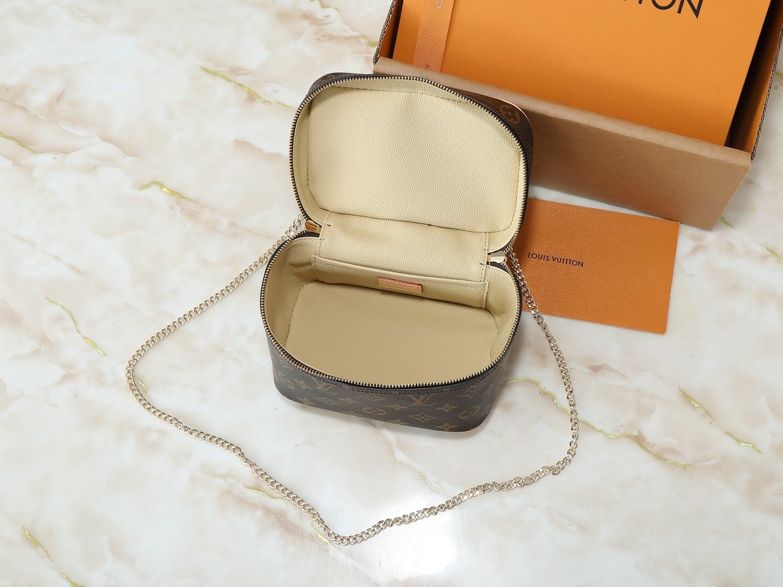 Louis Vuitton Nice Monogram Vanity Bag — detail