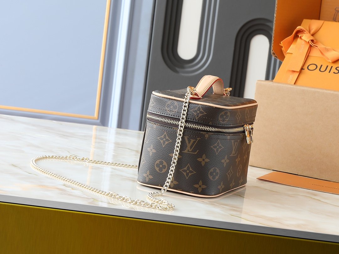 Louis Vuitton Nice Monogram Vanity Bag — side