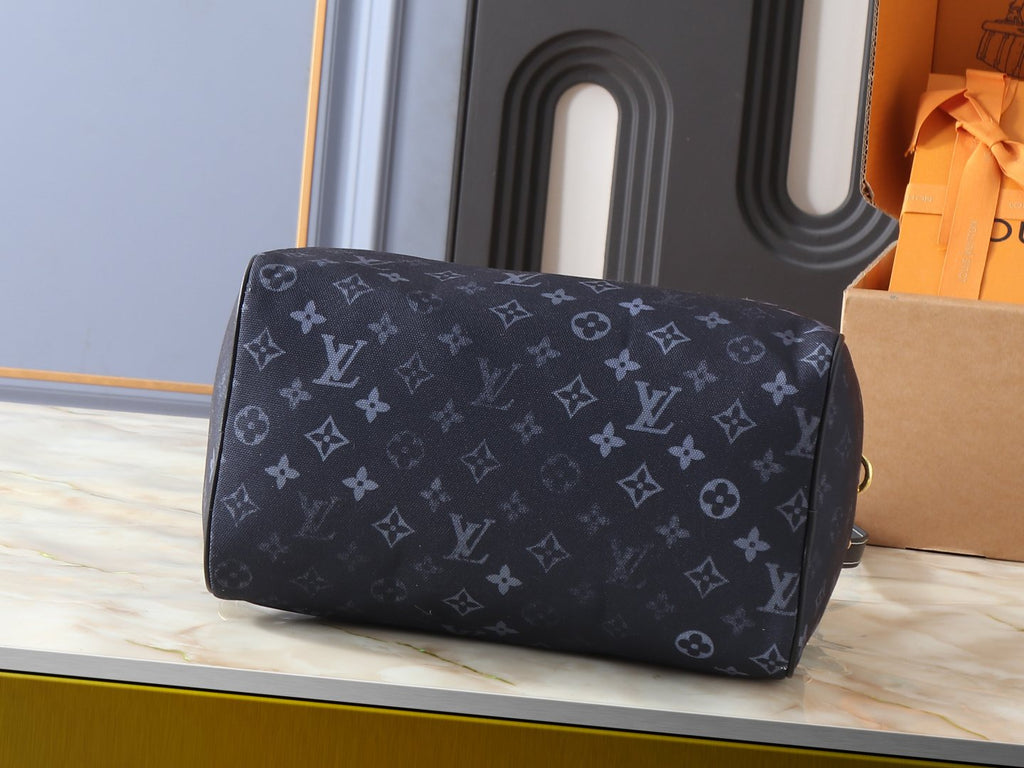 Louis Vuitton Speedy Soft Monogram Emblème Handbag — detail