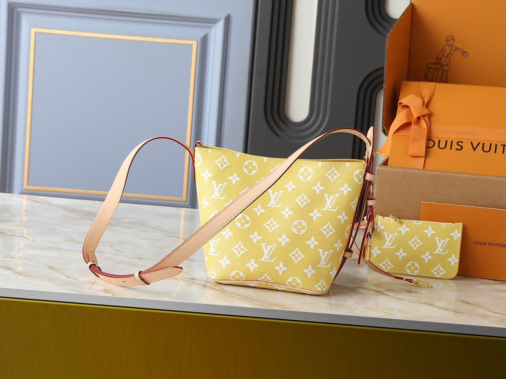 Louis Vuitton All In BB Monogram Bucket Bag — back