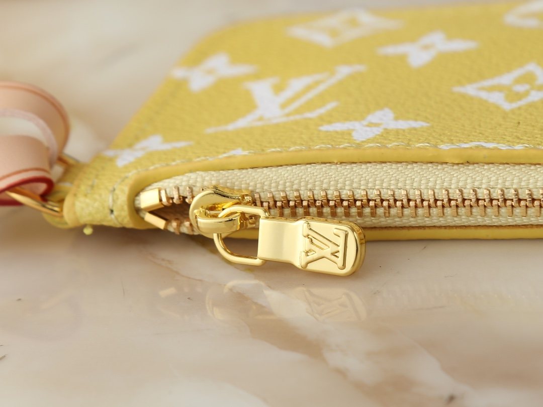 Louis Vuitton All In BB Monogram Bucket Bag — detail