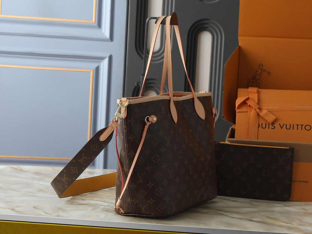 Louis Vuitton Neverfull Bandoulière Inside Out Reversible Tote — side