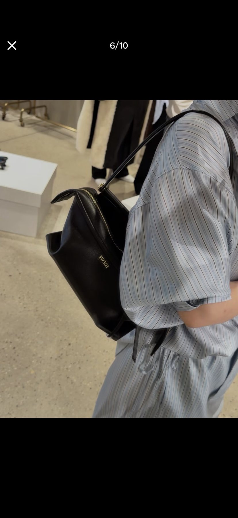 Loewe Whisker Angular Shoulder Bag — model