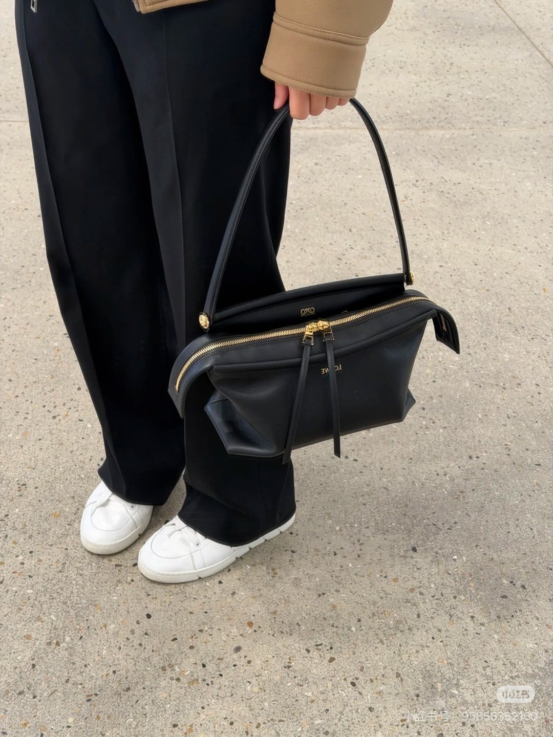 Loewe Whisker Angular Shoulder Bag — model