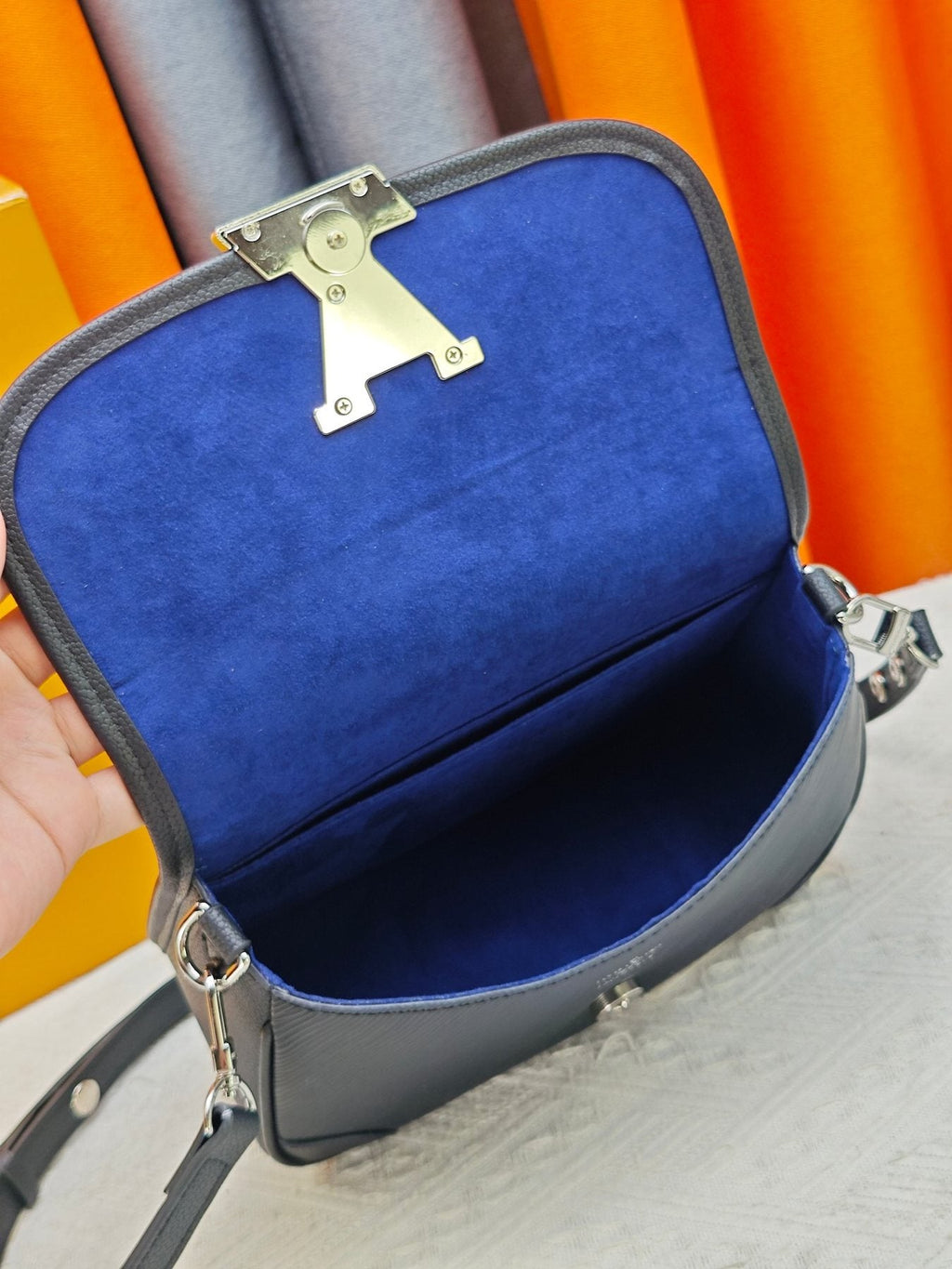 Louis Vuitton Ridged Flap Shoulder Bag — detail