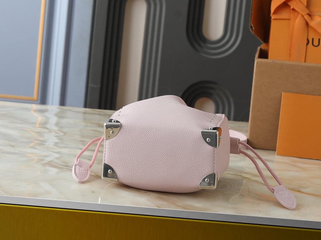 Louis Vuitton Nano Noé Trunk Bucket Bag — detail