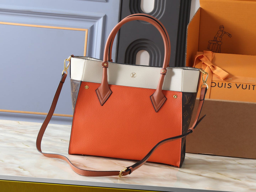 Louis Vuitton On My Side Turn-Lock Tote — back