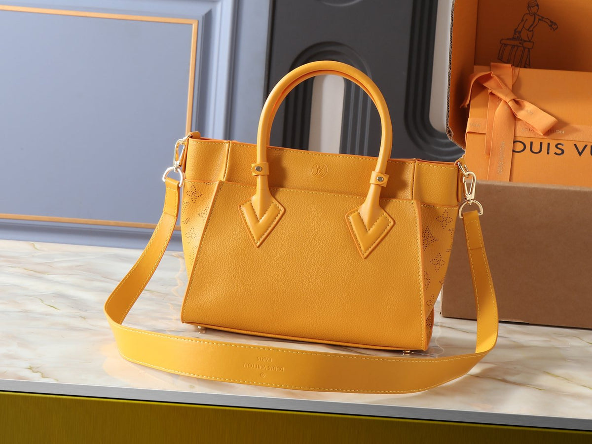 Louis Vuitton On My Side Turn-Lock Tote — back