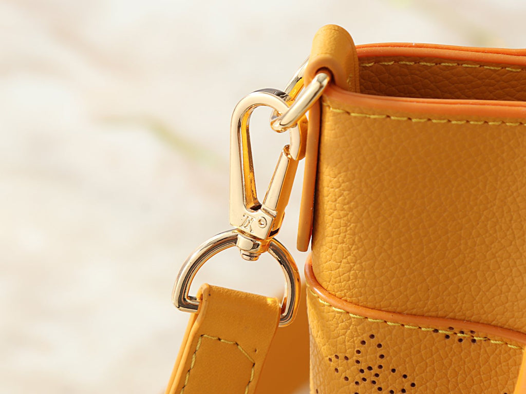 Louis Vuitton On My Side Turn-Lock Tote — detail