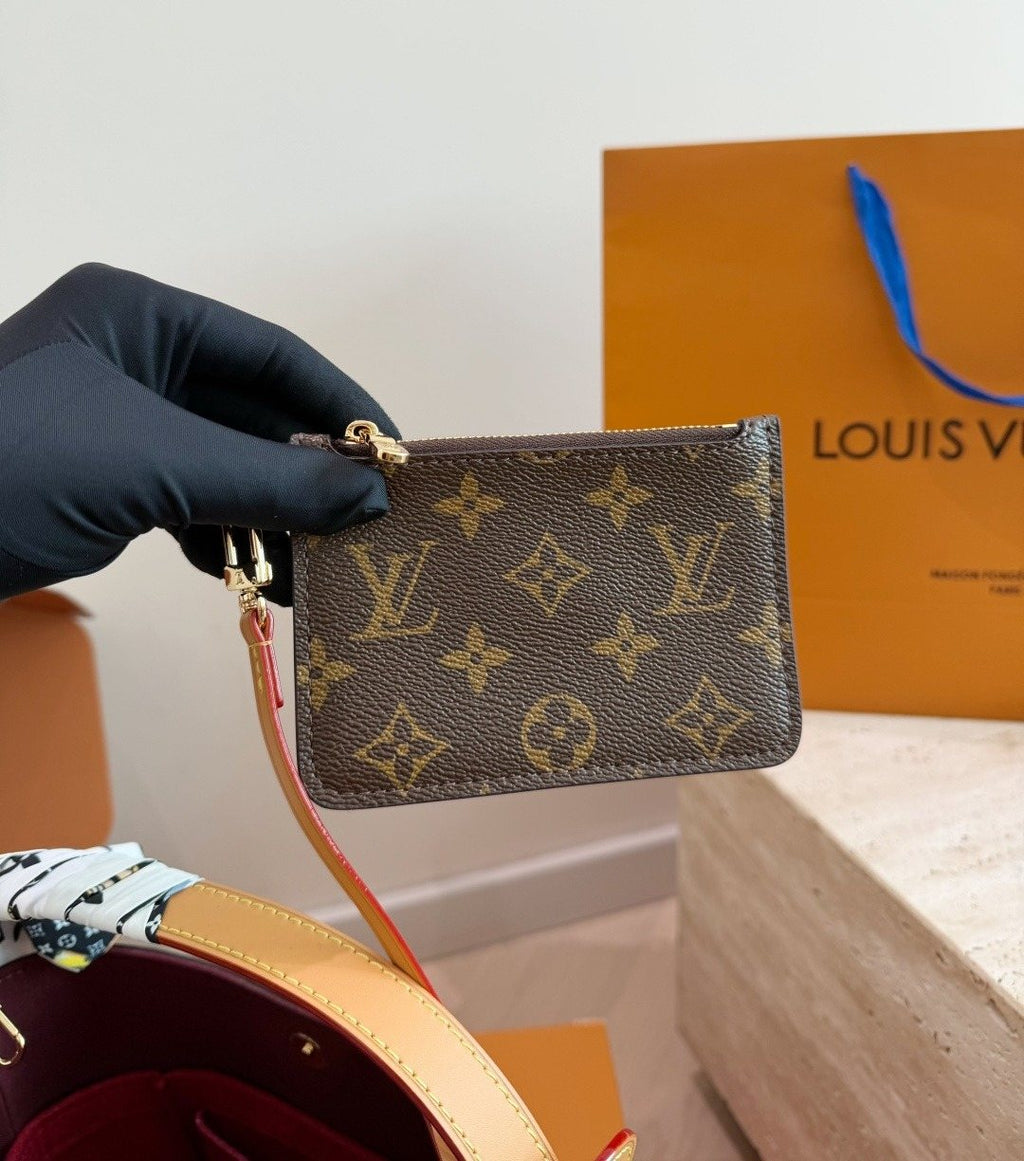 Louis Vuitton All In BB Monogram Bucket Bag — detail
