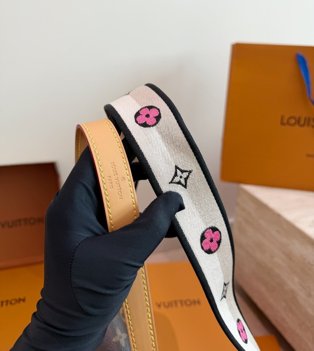 Louis Vuitton Diane Monogram Shoulder Bag — detail