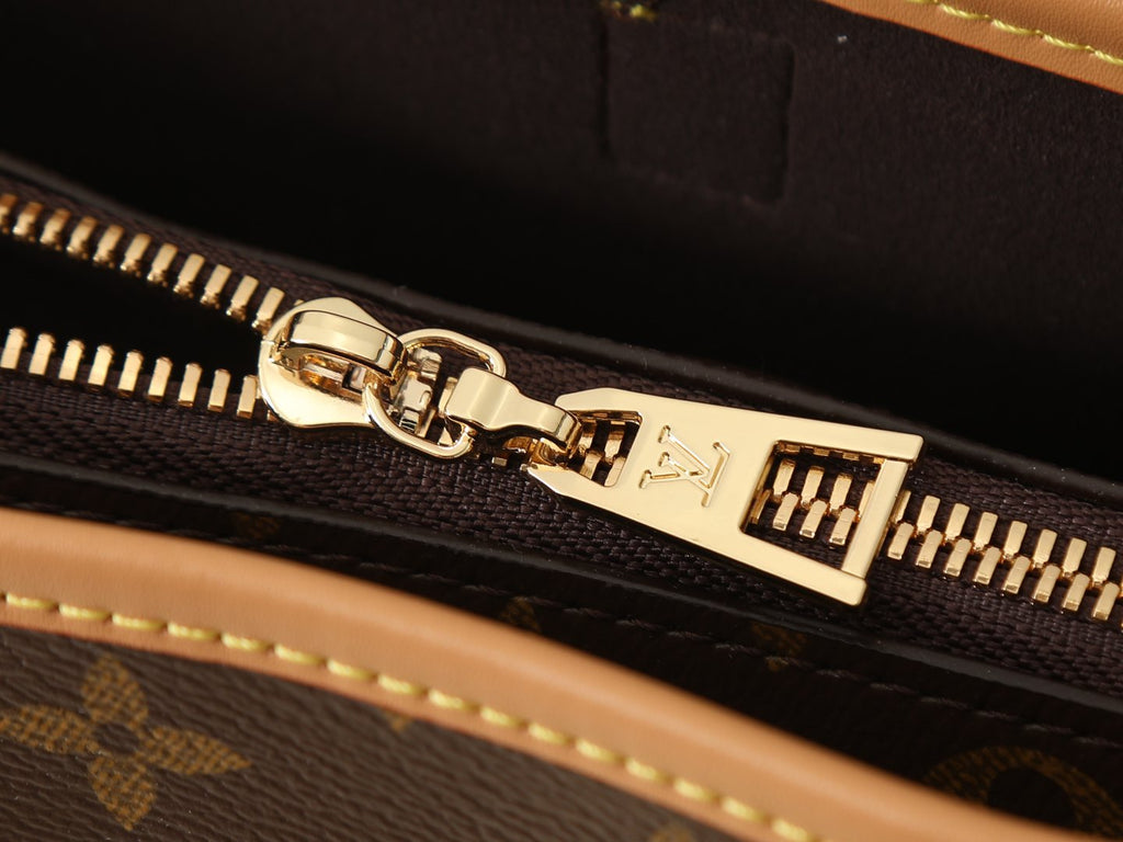 Louis Vuitton Nano Noé Monogram Bucket Bag — detail
