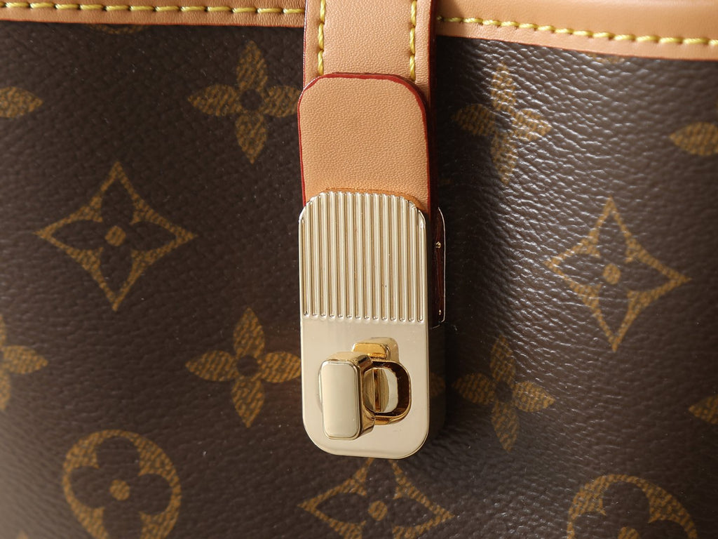 Louis Vuitton Nano Noé Monogram Bucket Bag — detail