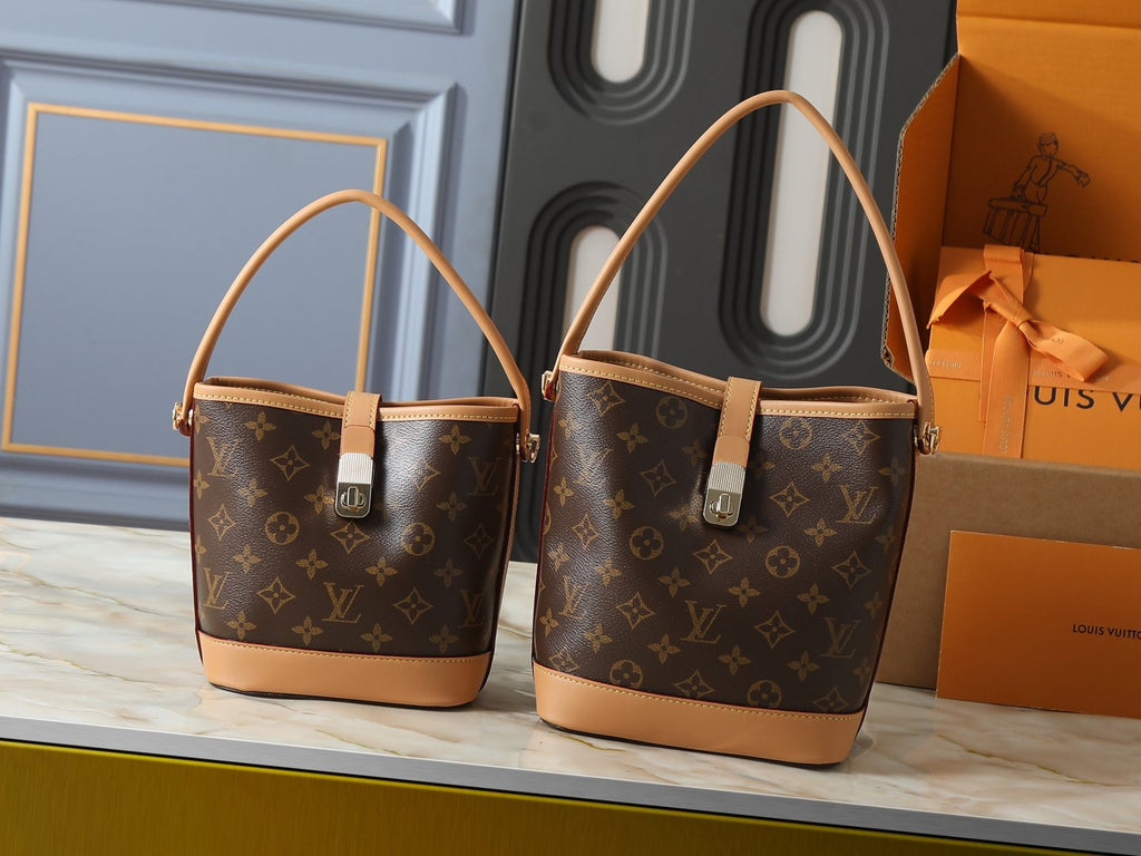 Louis Vuitton Nano Noé Monogram Bucket Bag — comparison