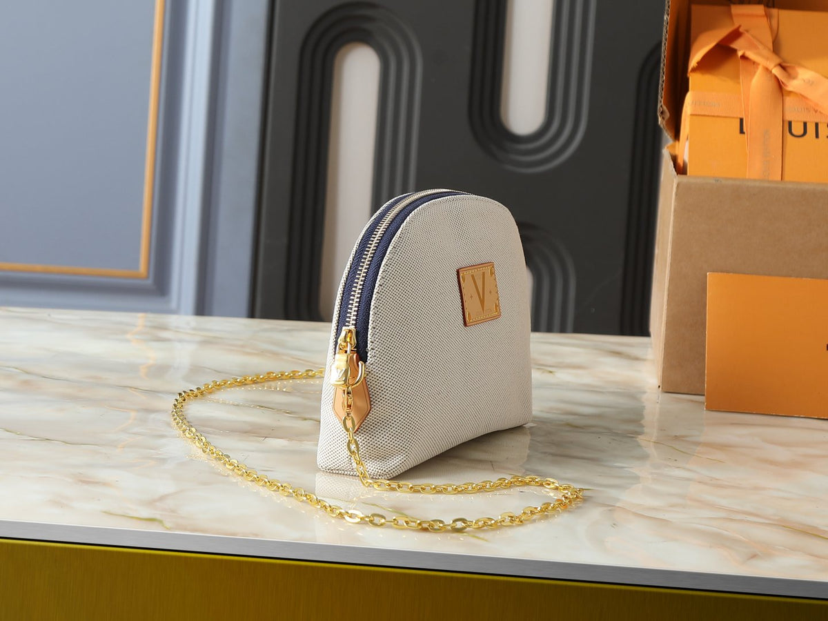 Louis Vuitton Arched Zip-Top Cosmetic Pouch — side