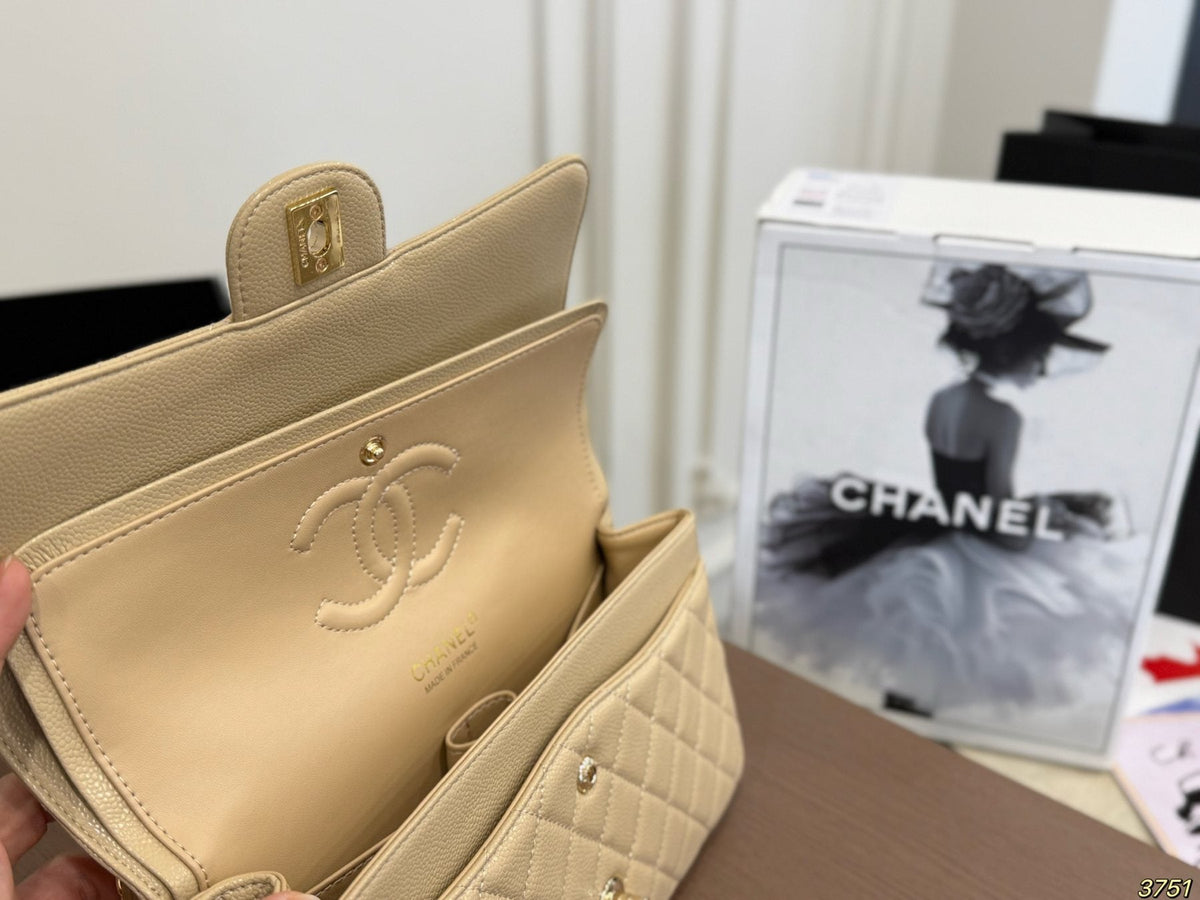 Chanel Classic Flap Quilted Shoulder Bag — front