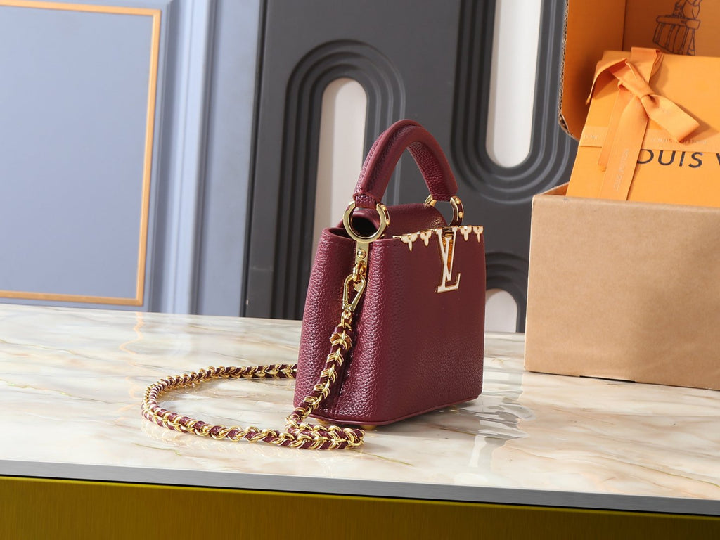 Louis Vuitton Capucines Top-Handle Handbag — side