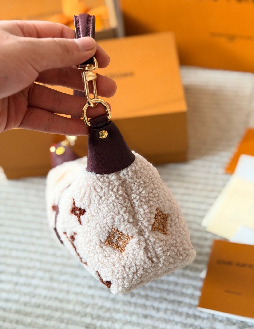 Louis Vuitton Monogram Plush Shoulder Bag — side