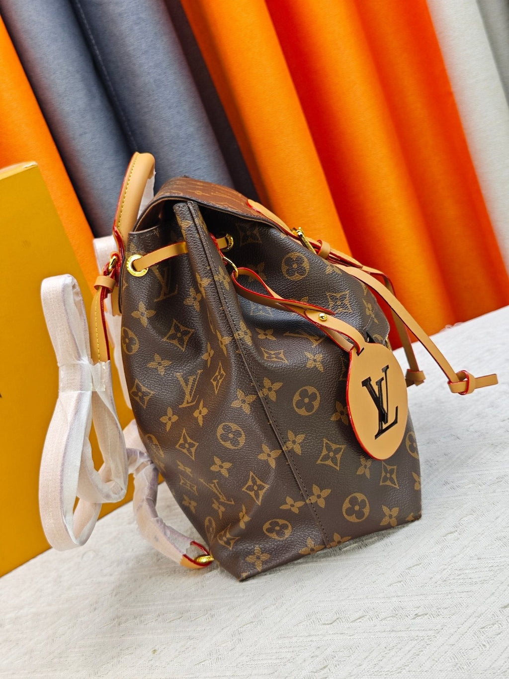 Louis Vuitton Montsouris Monogram Backpack — side