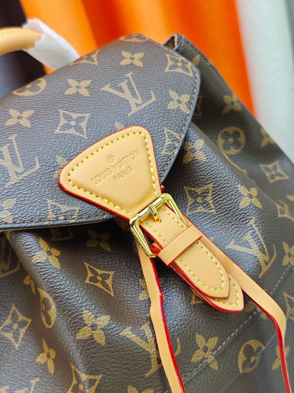 Louis Vuitton Montsouris Monogram Backpack — detail