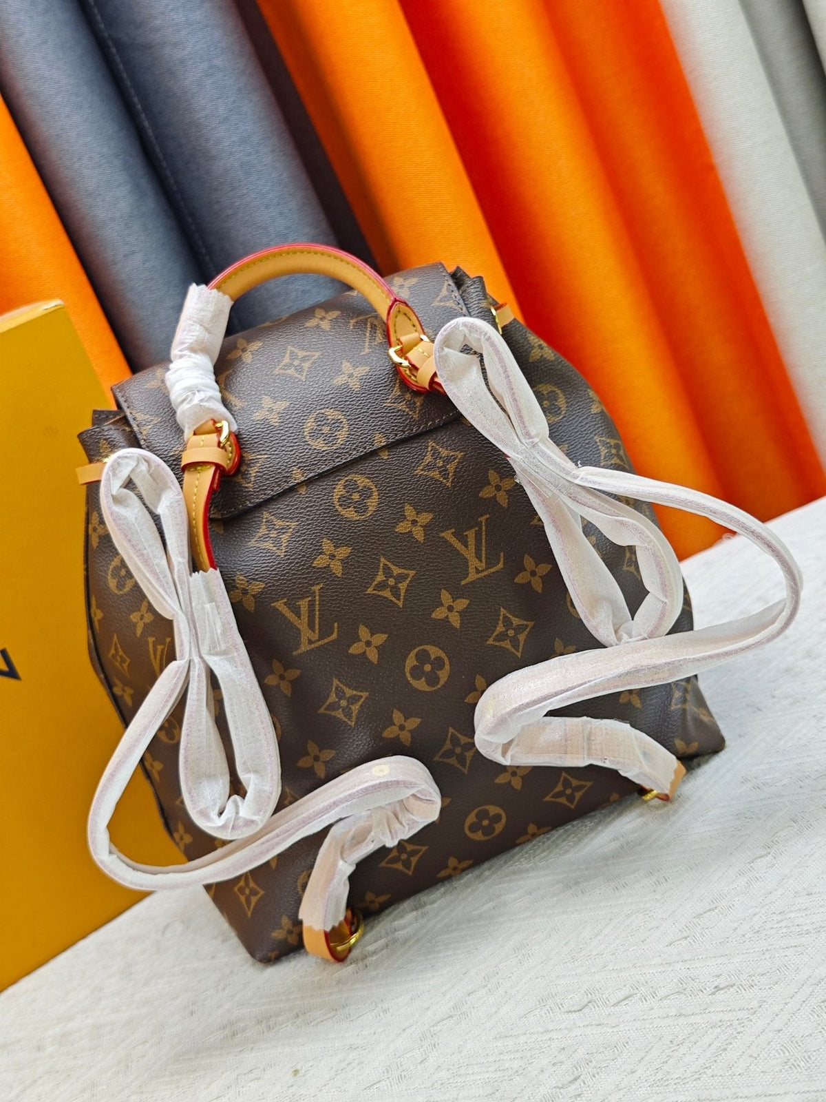 Louis Vuitton Montsouris Monogram Backpack — back