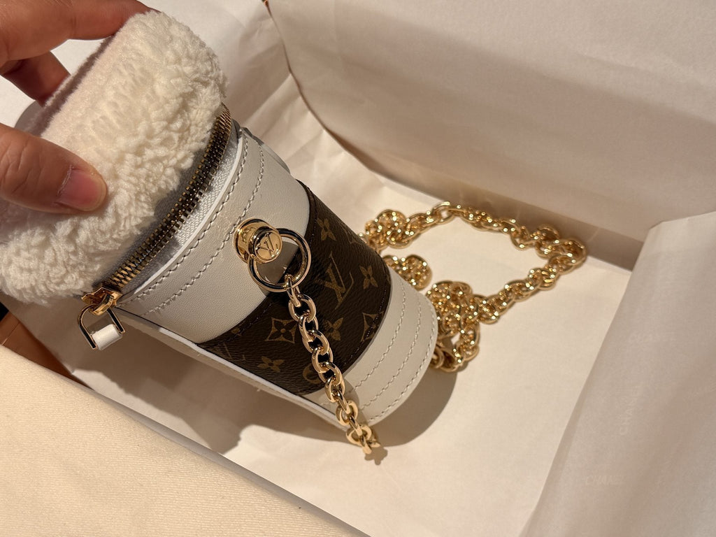 Louis Vuitton Coffee Cup Monogram Crossbody Pouch — front