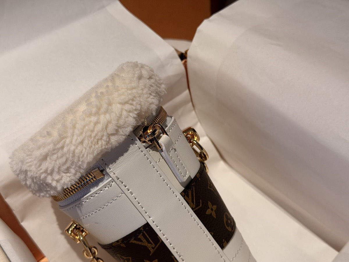 Louis Vuitton Coffee Cup Monogram Crossbody Pouch — detail