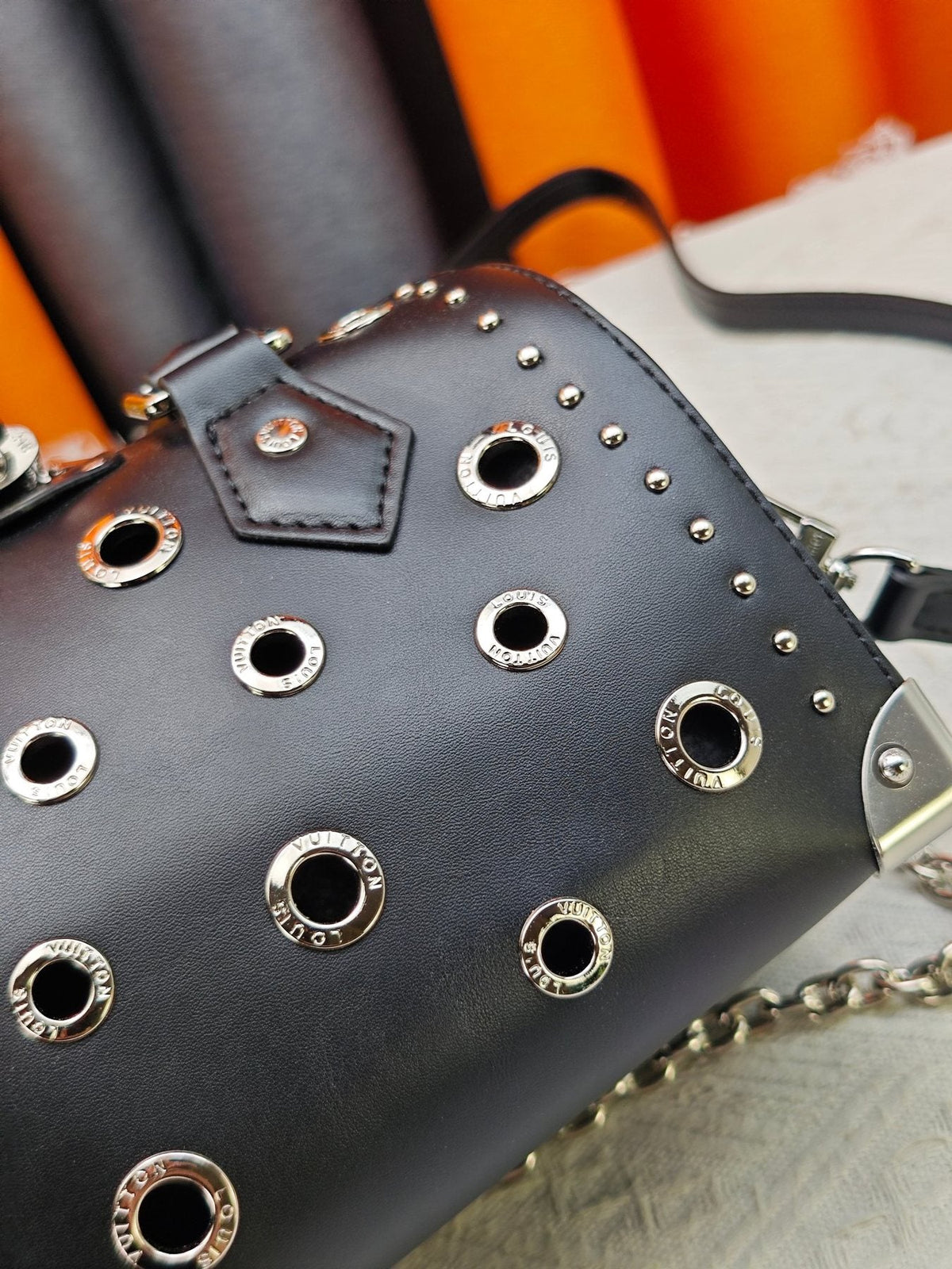 Louis Vuitton Speedy Trunk 20 Eyelet Handbag — detail