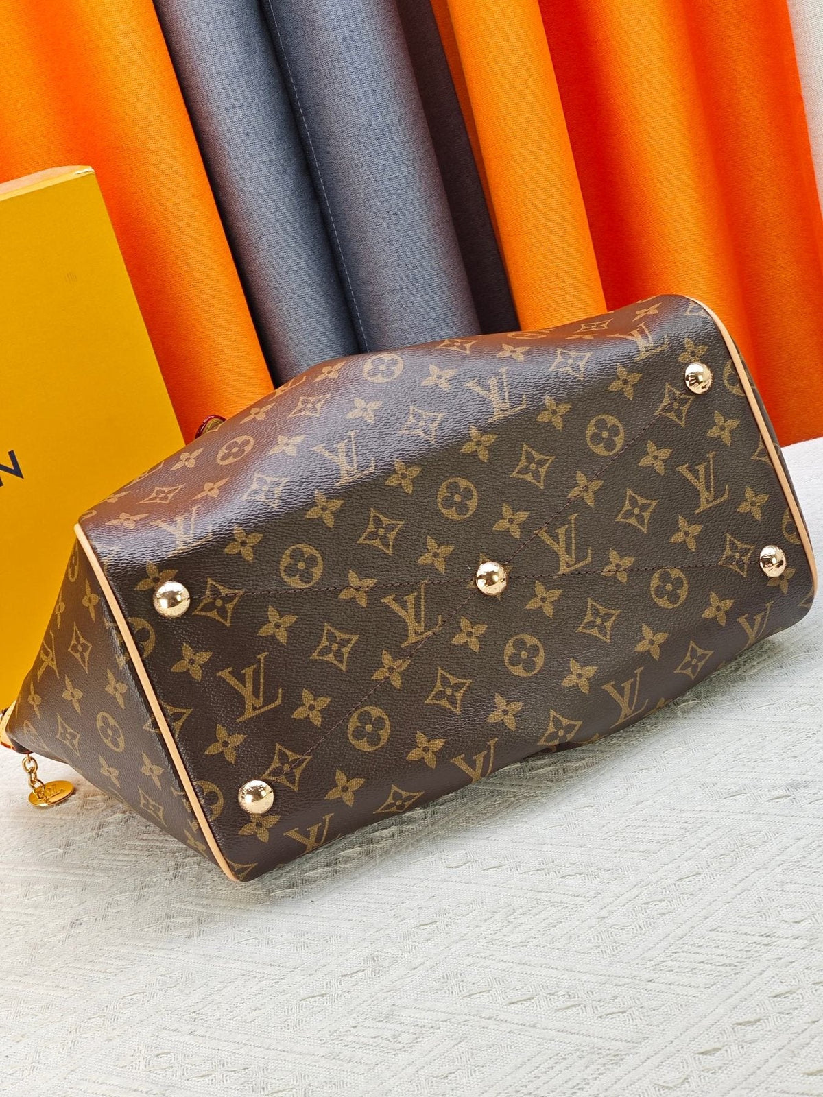 Louis Vuitton Tivoli Monogram Bowling Handbag — detail