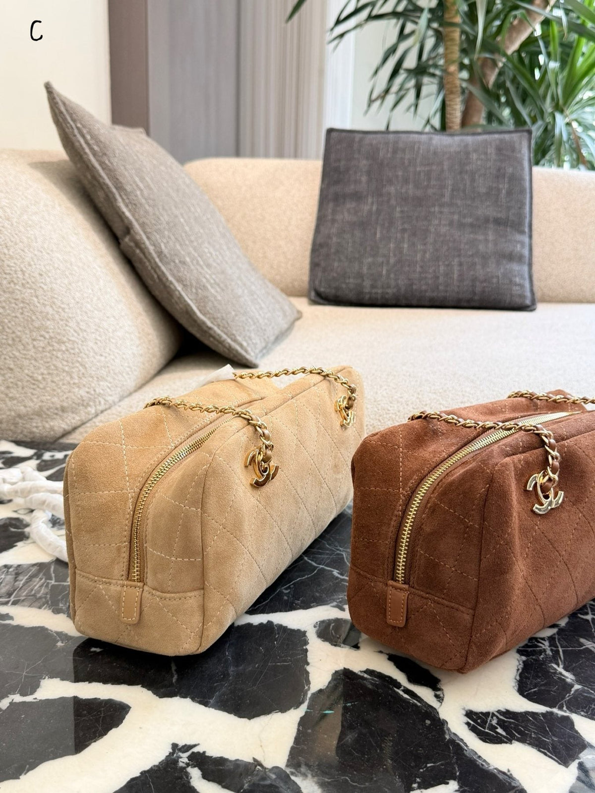 Chanel Rounded Baguette Chain Shoulder Bag — comparison