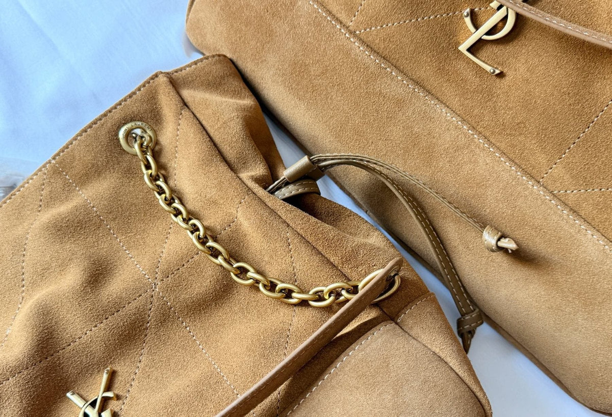 Saint Laurent Jamie Pochon Chain-Handle Tote — detail