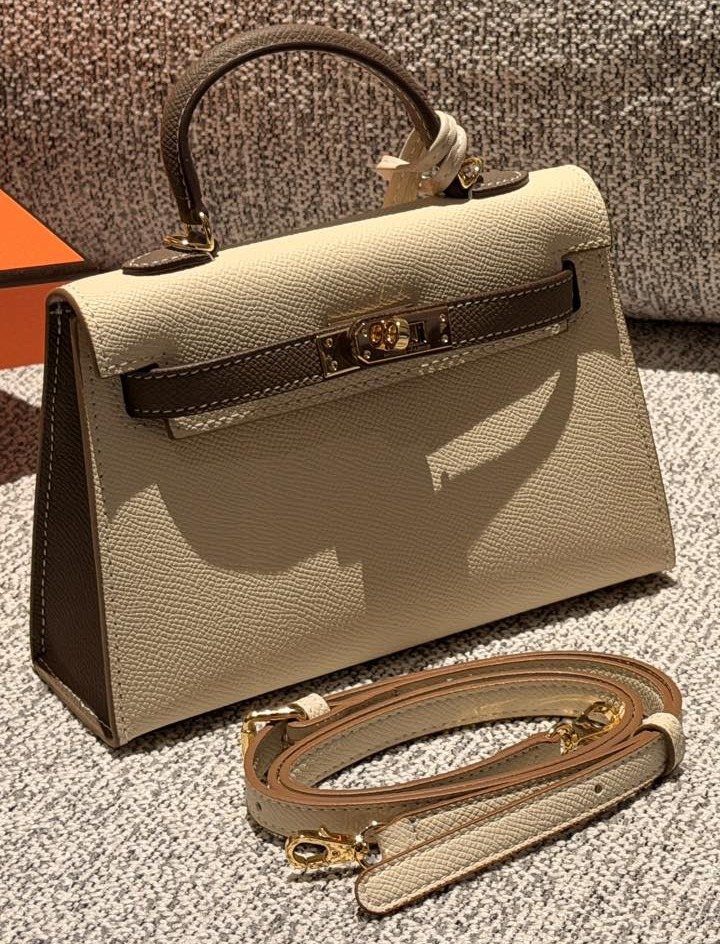 Hermès Mini Kelly Colorblock Top-Handle Bag — hero