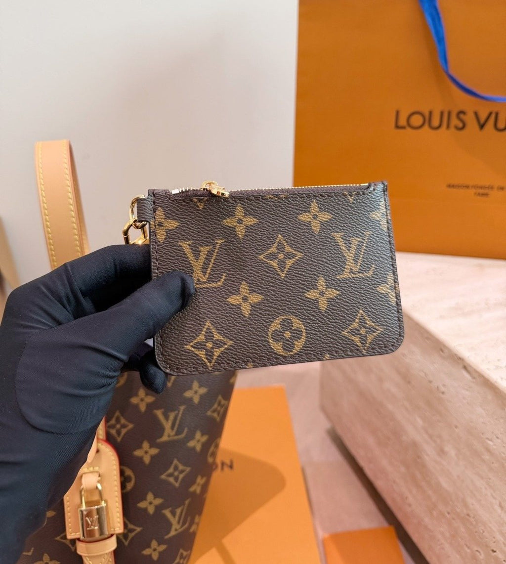 Louis Vuitton All In BB Monogram Bucket Bag — detail