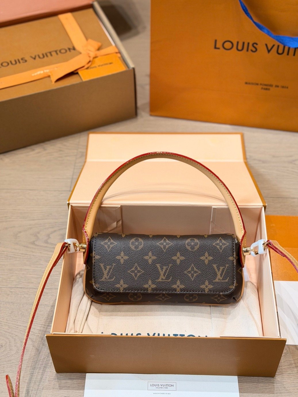 Louis Vuitton Troubadour Monogram Crossbody Bag — front
