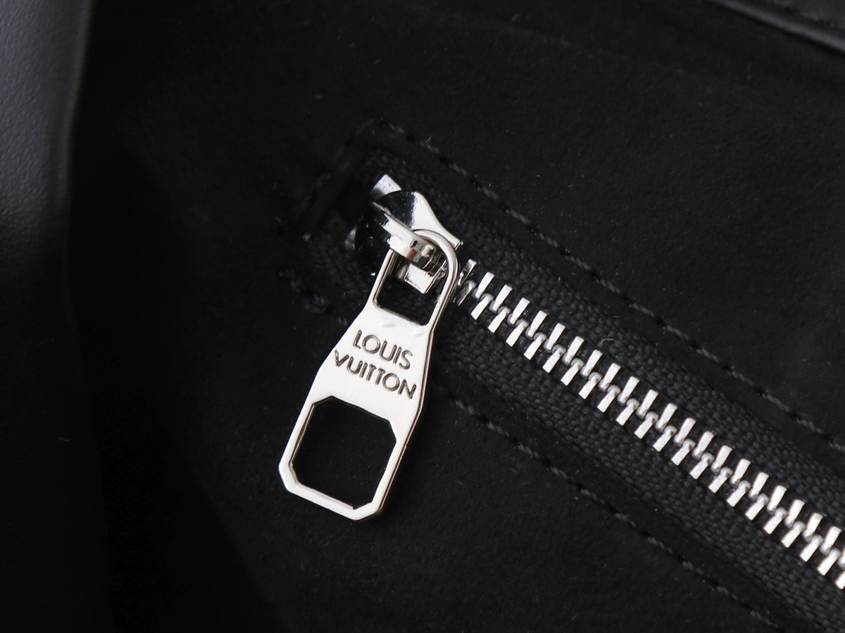 Louis Vuitton Shopper Black Tote Bag — detail