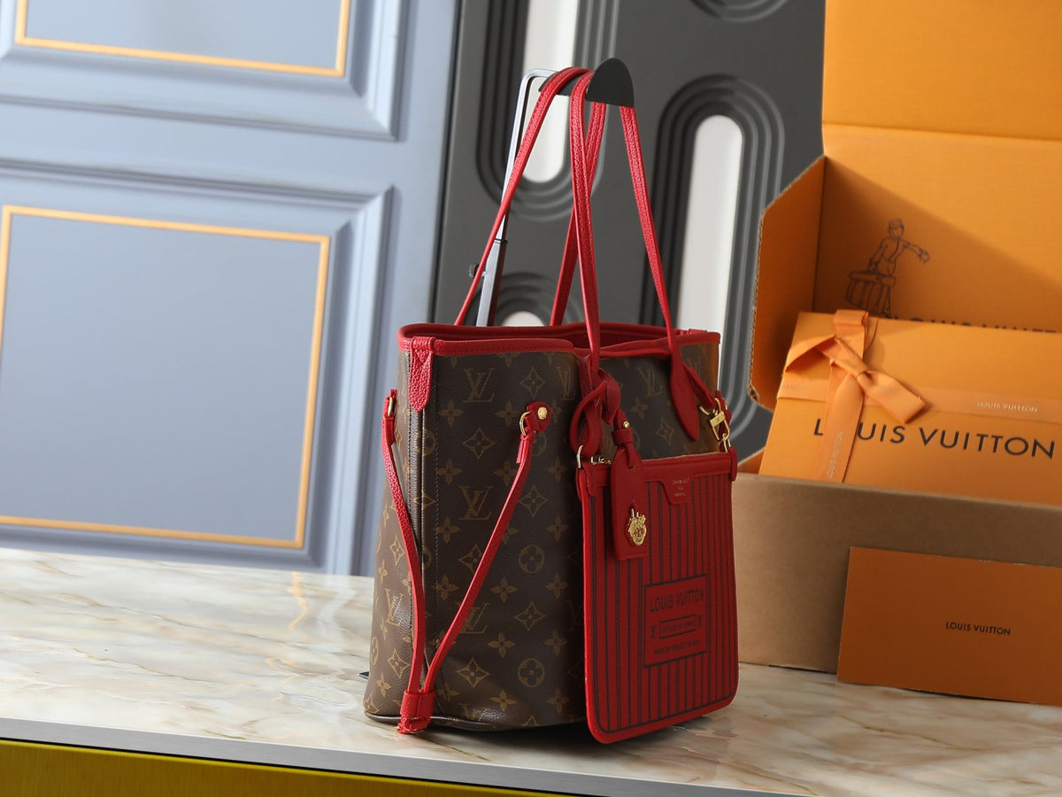 Louis Vuitton Neverfull Inside Out Tote Bag — side