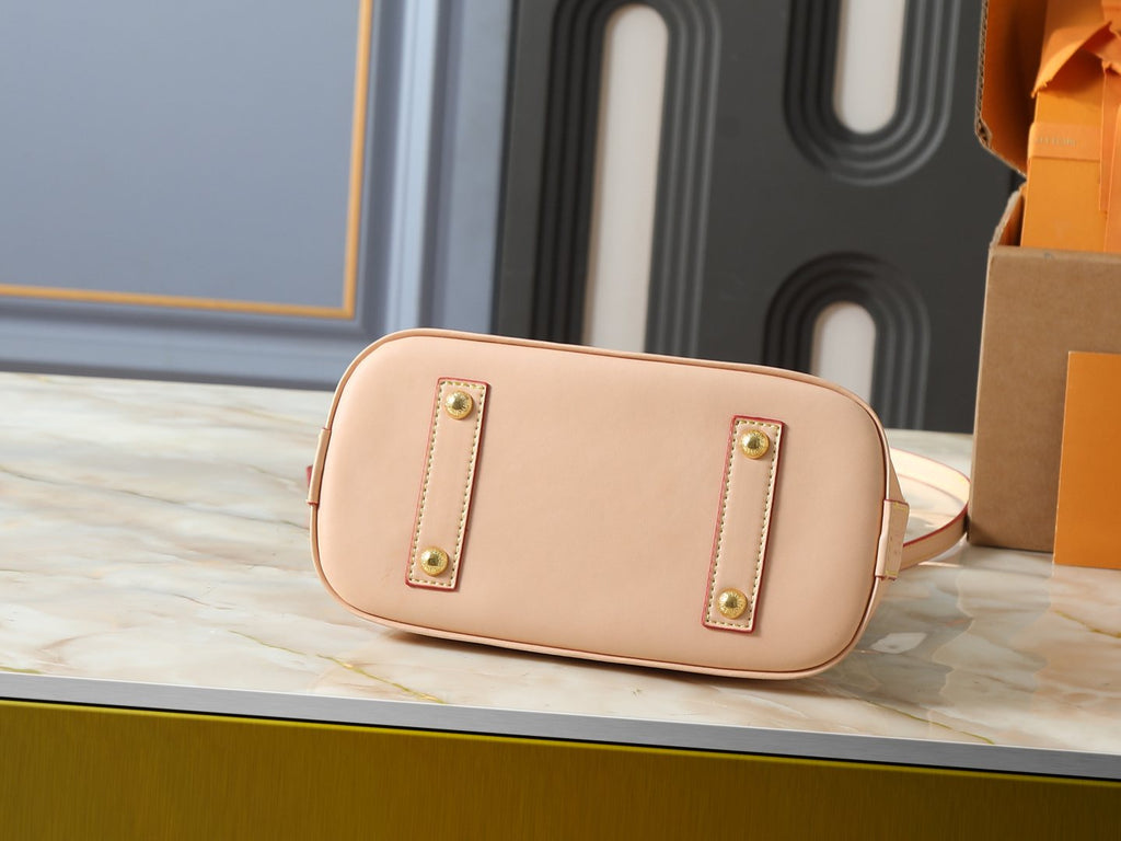 Louis Vuitton Alma Structured Top-Handle Bag — detail