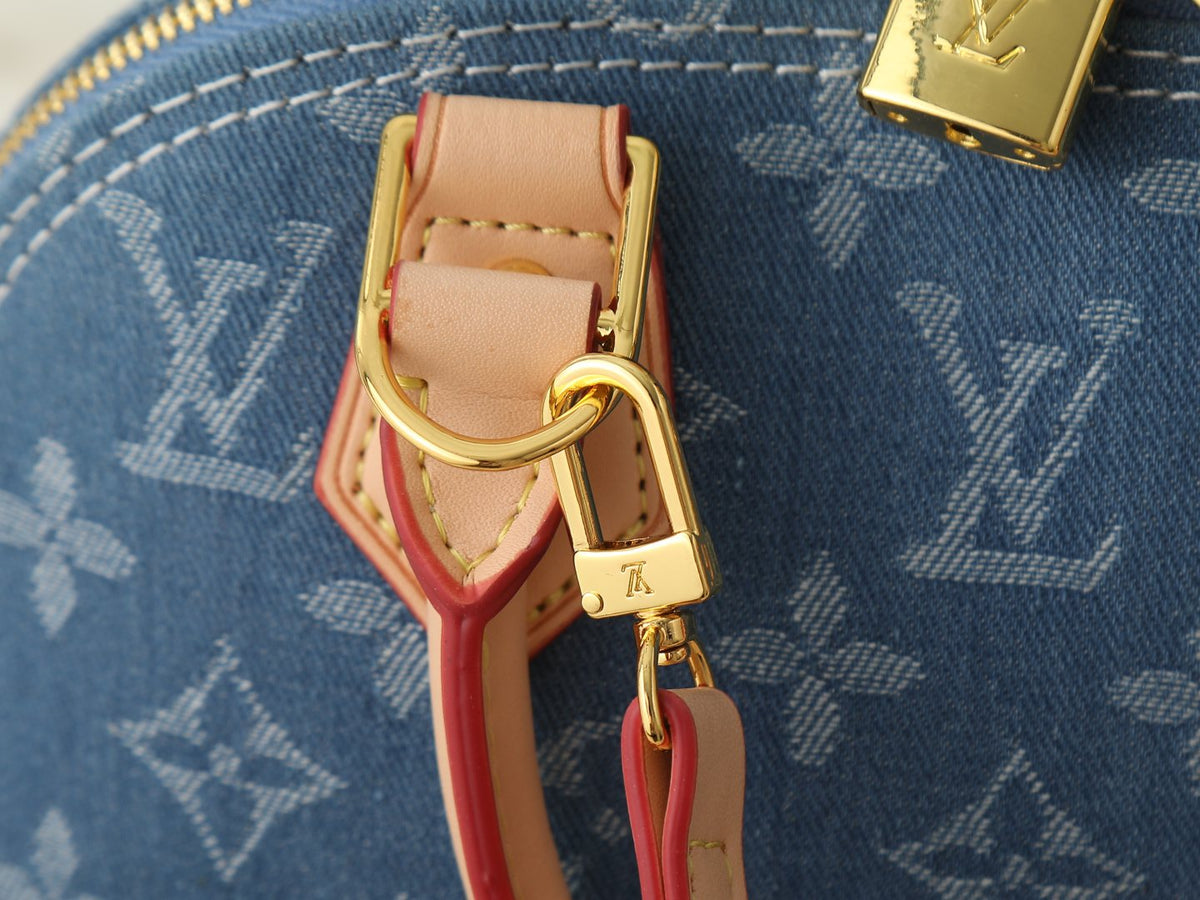 Louis Vuitton Alma Structured Top-Handle Bag — detail