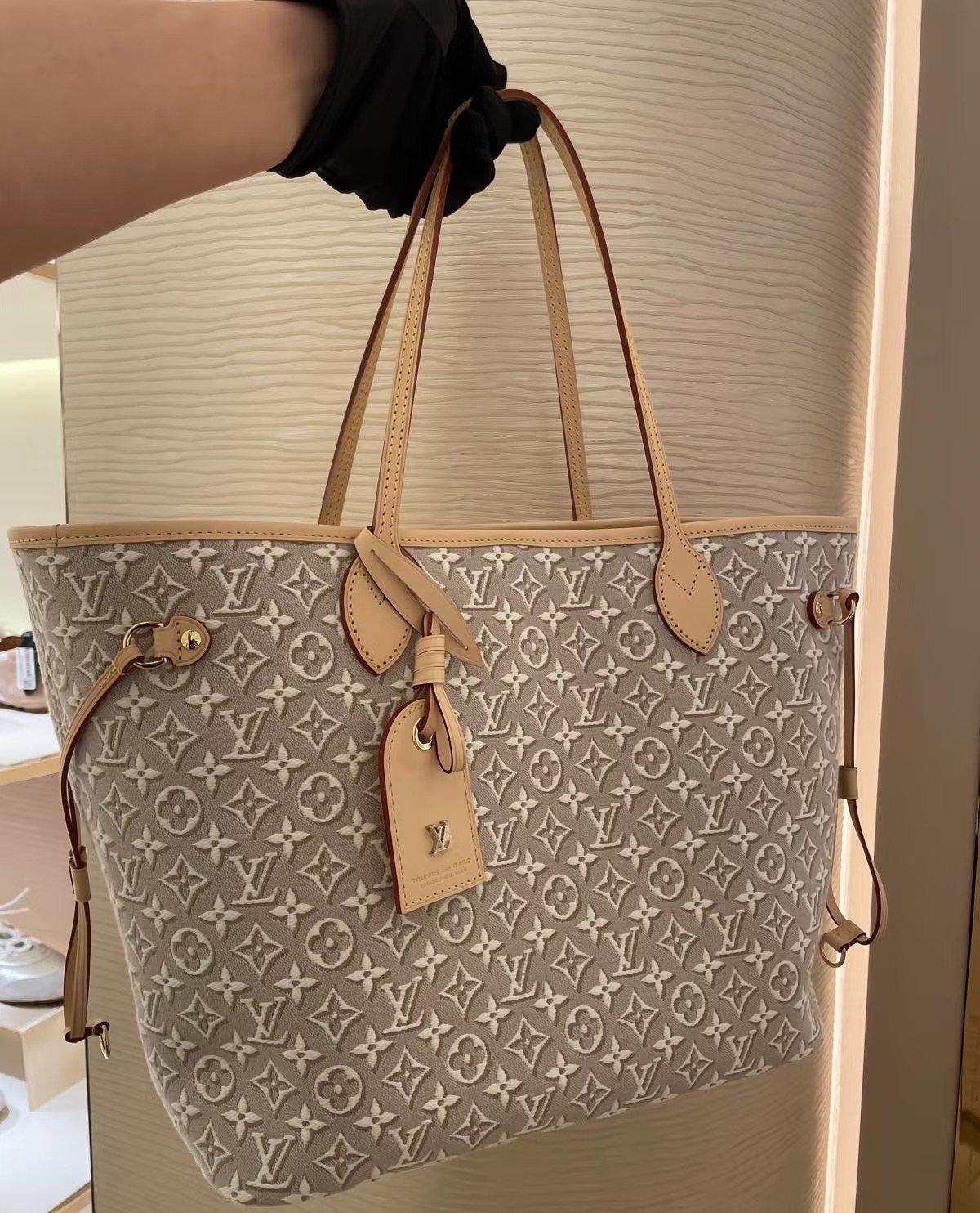 Louis Vuitton Neverfull Monogram Tote — model