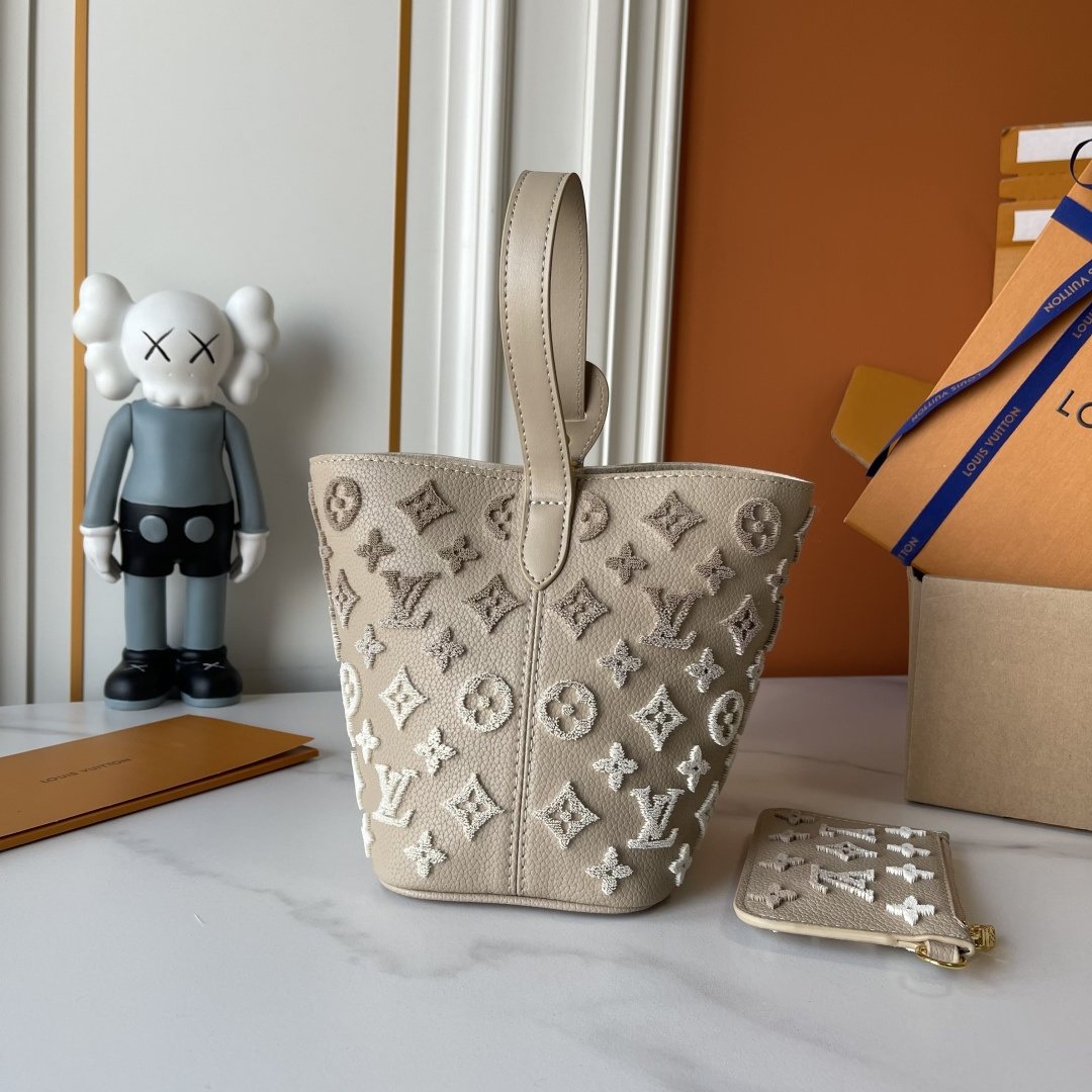 Louis Vuitton All In BB Monogram Bucket Bag — back
