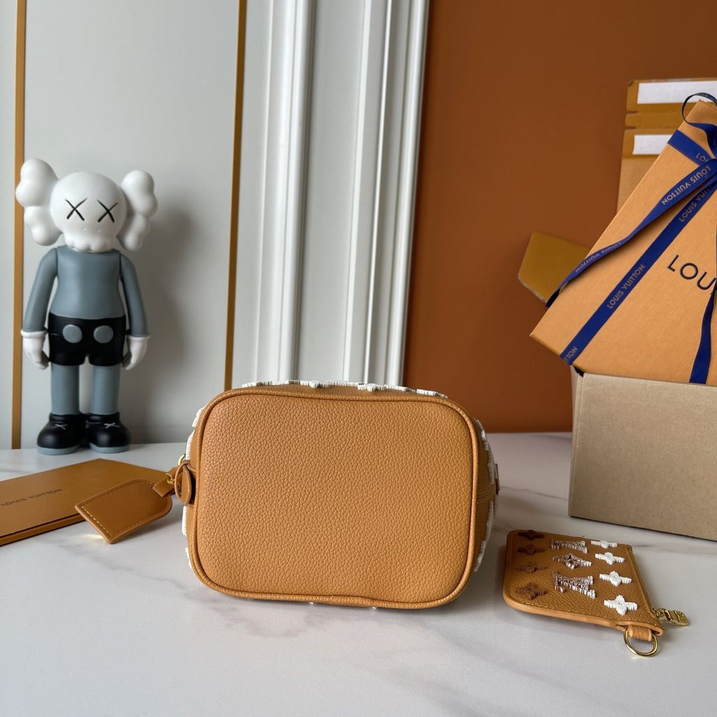 Louis Vuitton All In BB Monogram Bucket Bag — detail